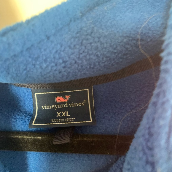 Vineyard Vines Mens Blue and Nantucket Red Vest - Picture 2 of 3